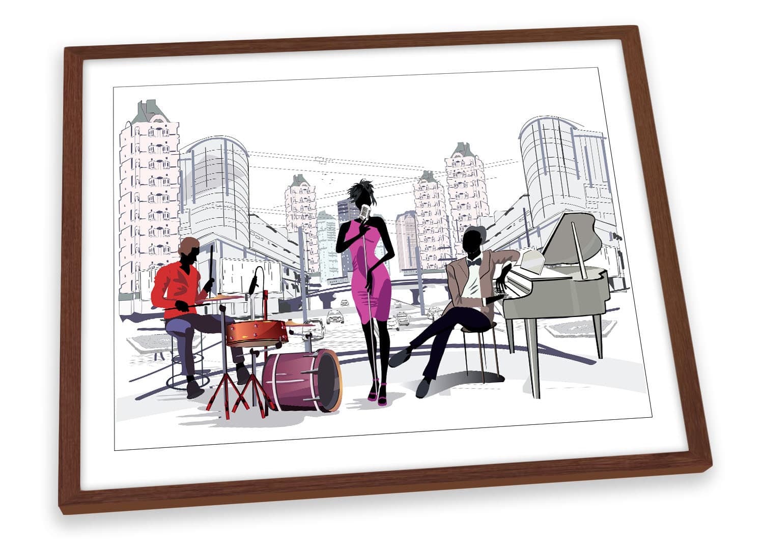 Music Jazz Band FRAMED ART PRINT Picture Poster Artwork - Etsy UK