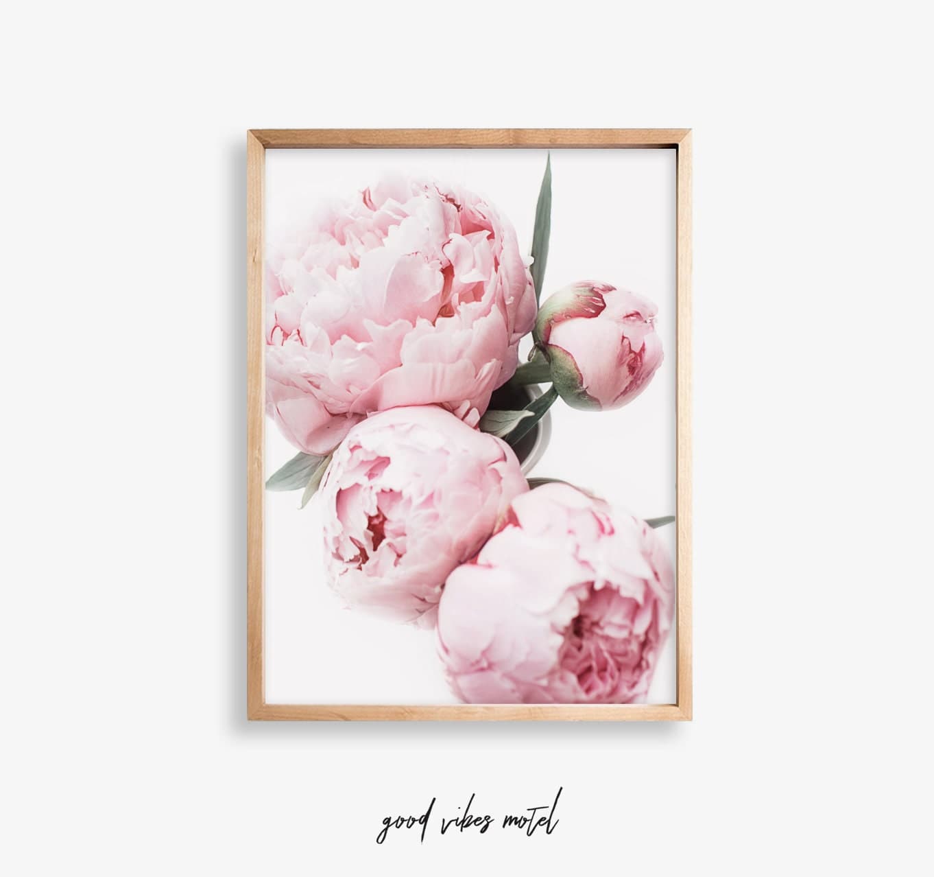 Peony Wall Art Floral Print Download Peony Print Pink Wall | Etsy