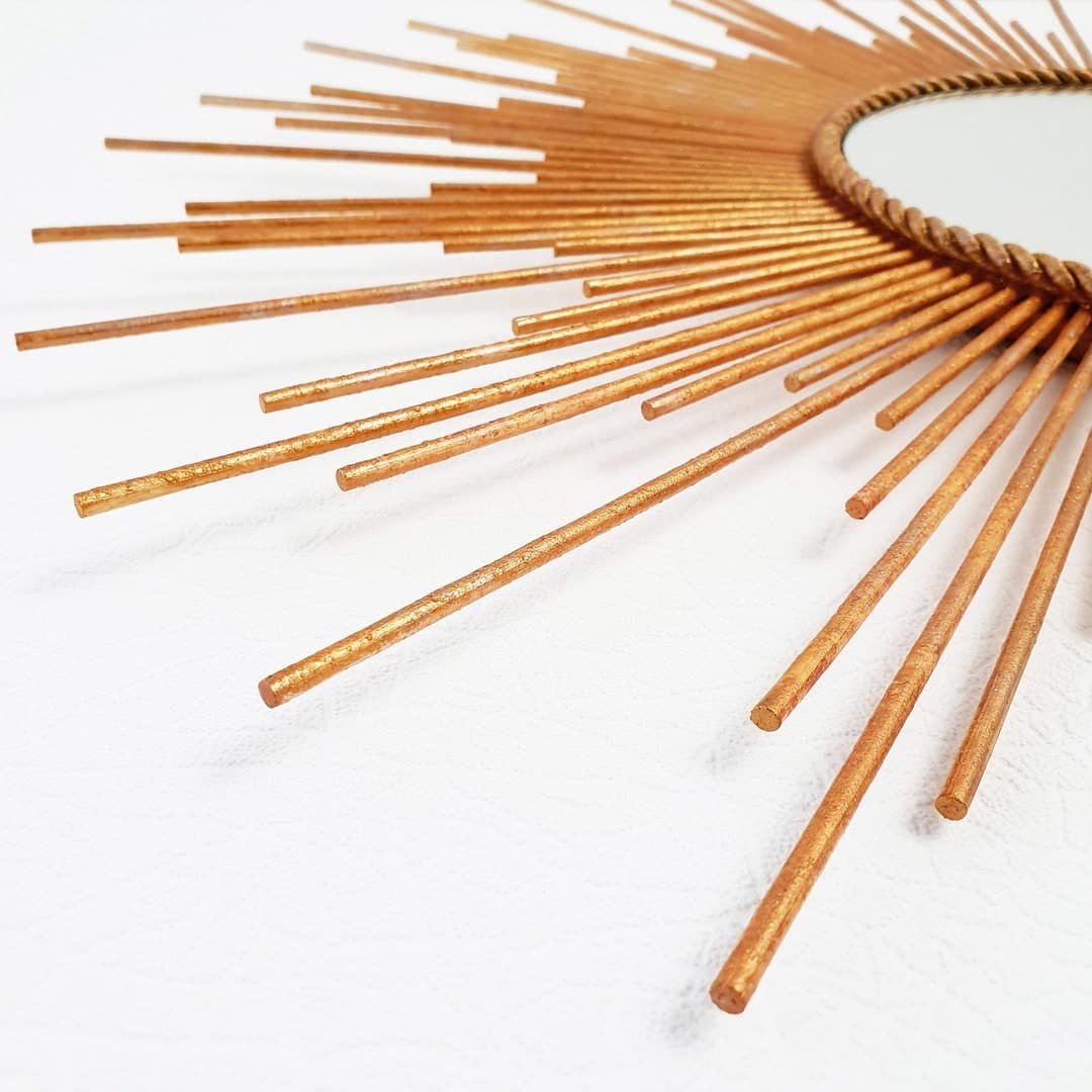 Sunburst Mirror Gold Large Wall Mirror IN STOCK - Etsy