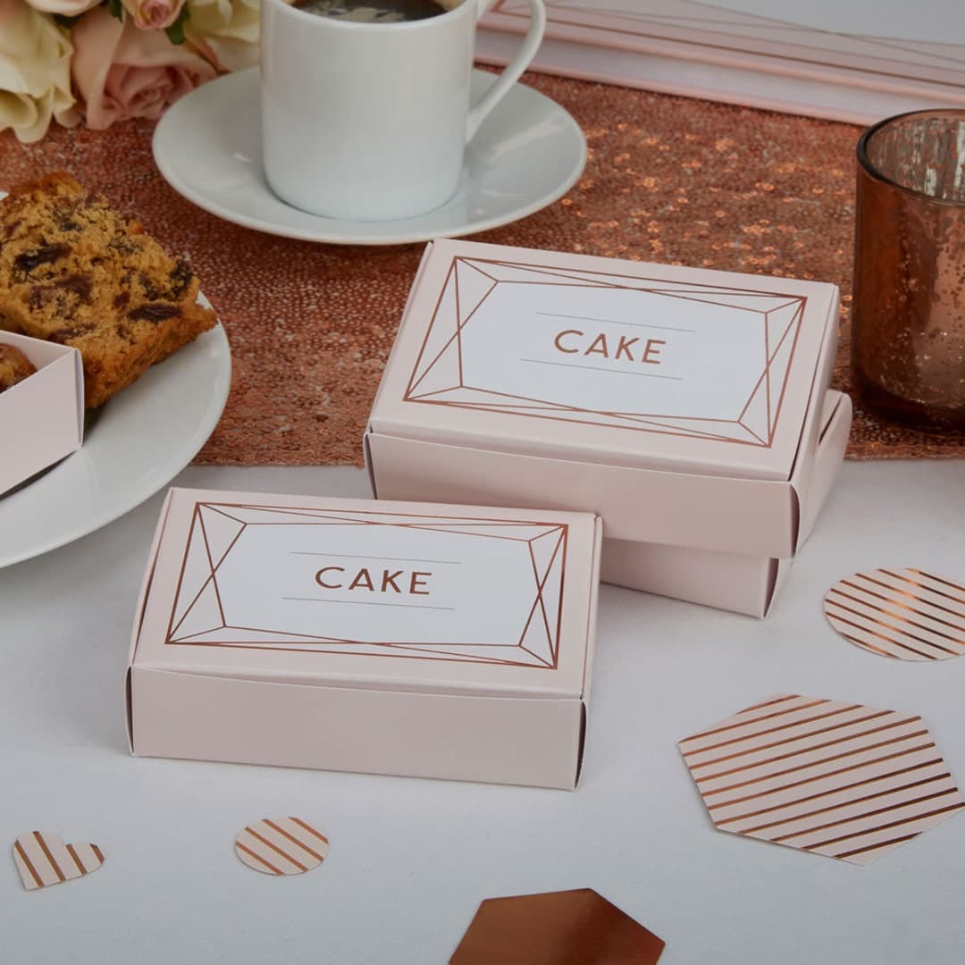 Rose Gold Favor Boxes | Wedding Favors | Wedding Boxes | DIY Favors ...