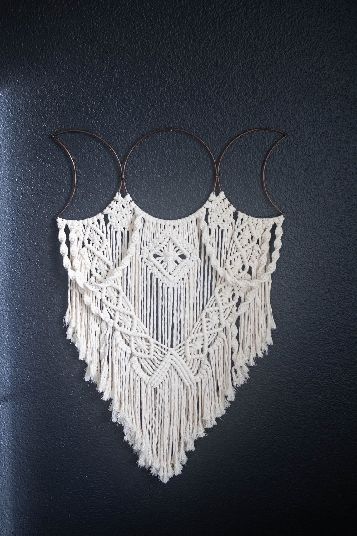Moon Phase Wall Hanging Macrame Wall Hanging Medium Wall - Etsy