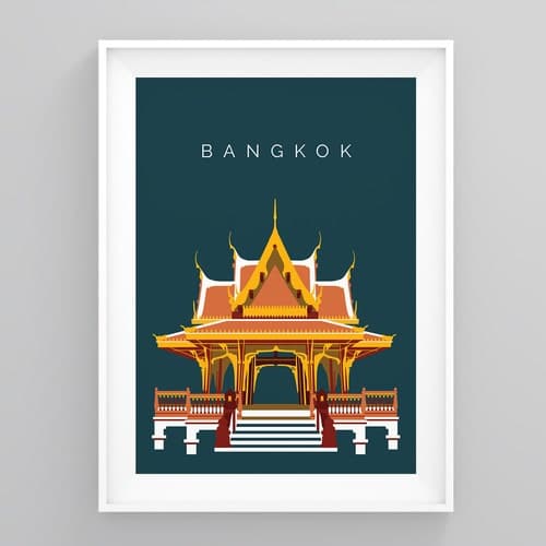 Thailand Land Mark Print Koh Phi Phi Island Travel Wall Art - Etsy UK