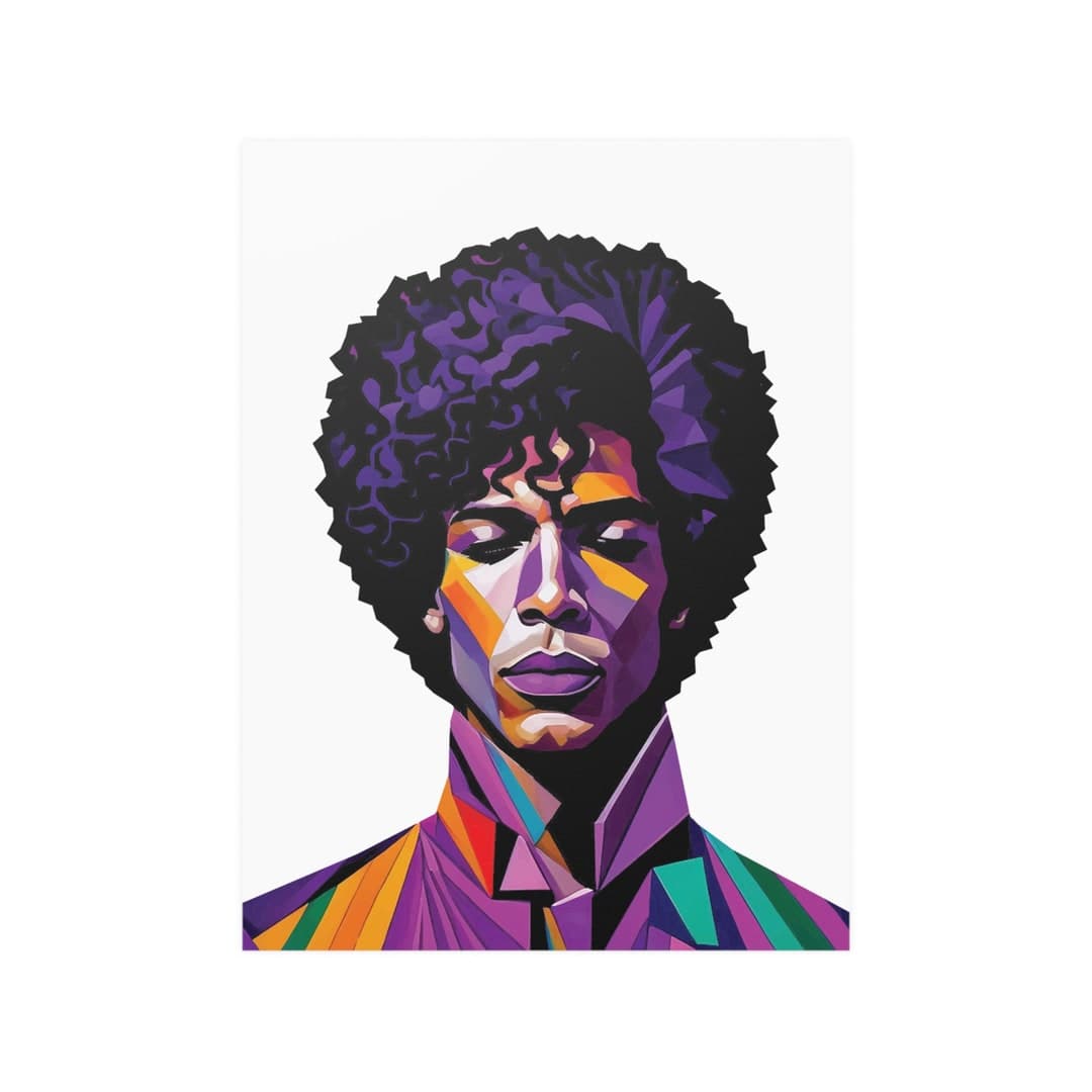 Prince Purple Rain Pop Art Poster | WPAP Style | Vertical Sizes ...
