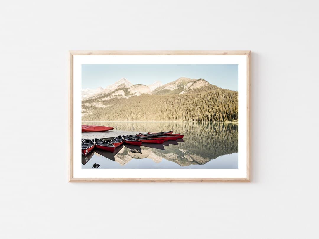 Louise Landscape Lake Louise Banff National Park Wall Art - Etsy