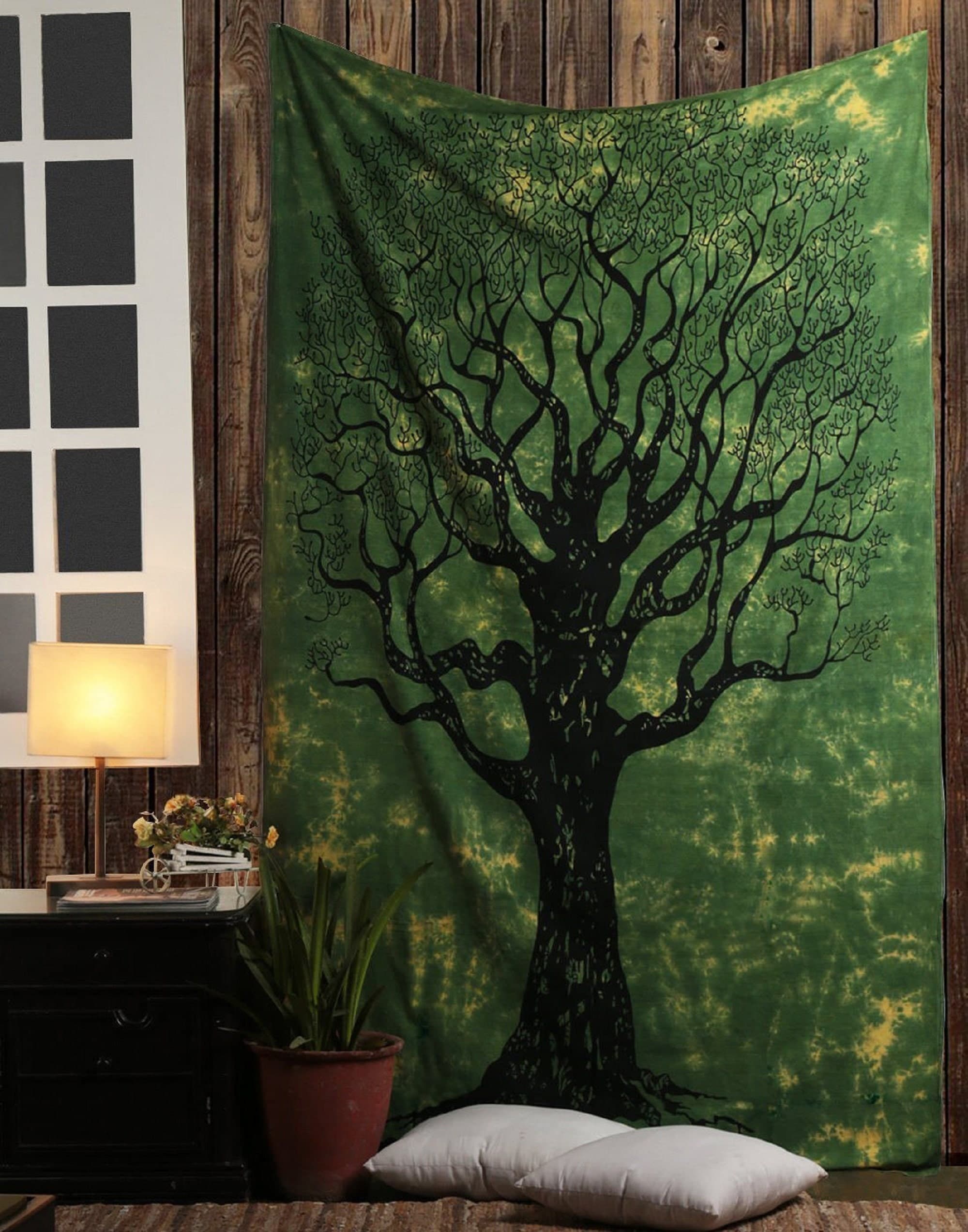 Tree Of Life Tapestries Lot Of 5 / 10 Indian Mandala Tie Dye | Etsy