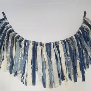 Denim and Lace Garland, Cowboy Party, Country Wedding Decor, Shabby ...