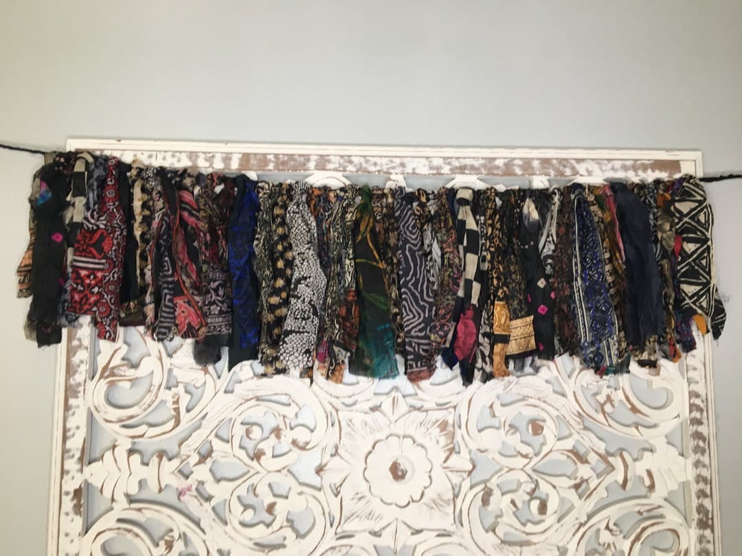 Bohemian Sari Silk Rag Garland Banner 36 Hand Made 20 - Etsy