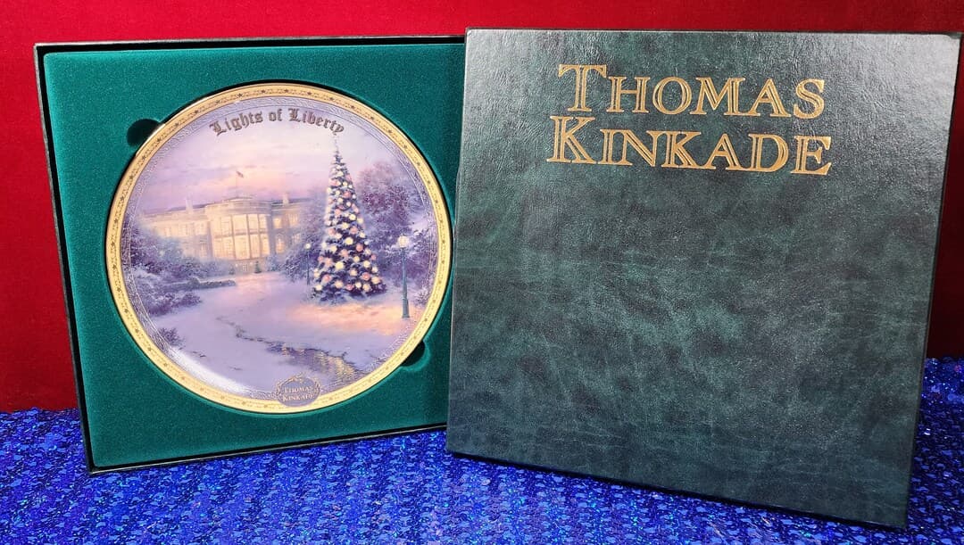 Bradford Exchange Thomas Kinkade Painter of Light Collector Plate