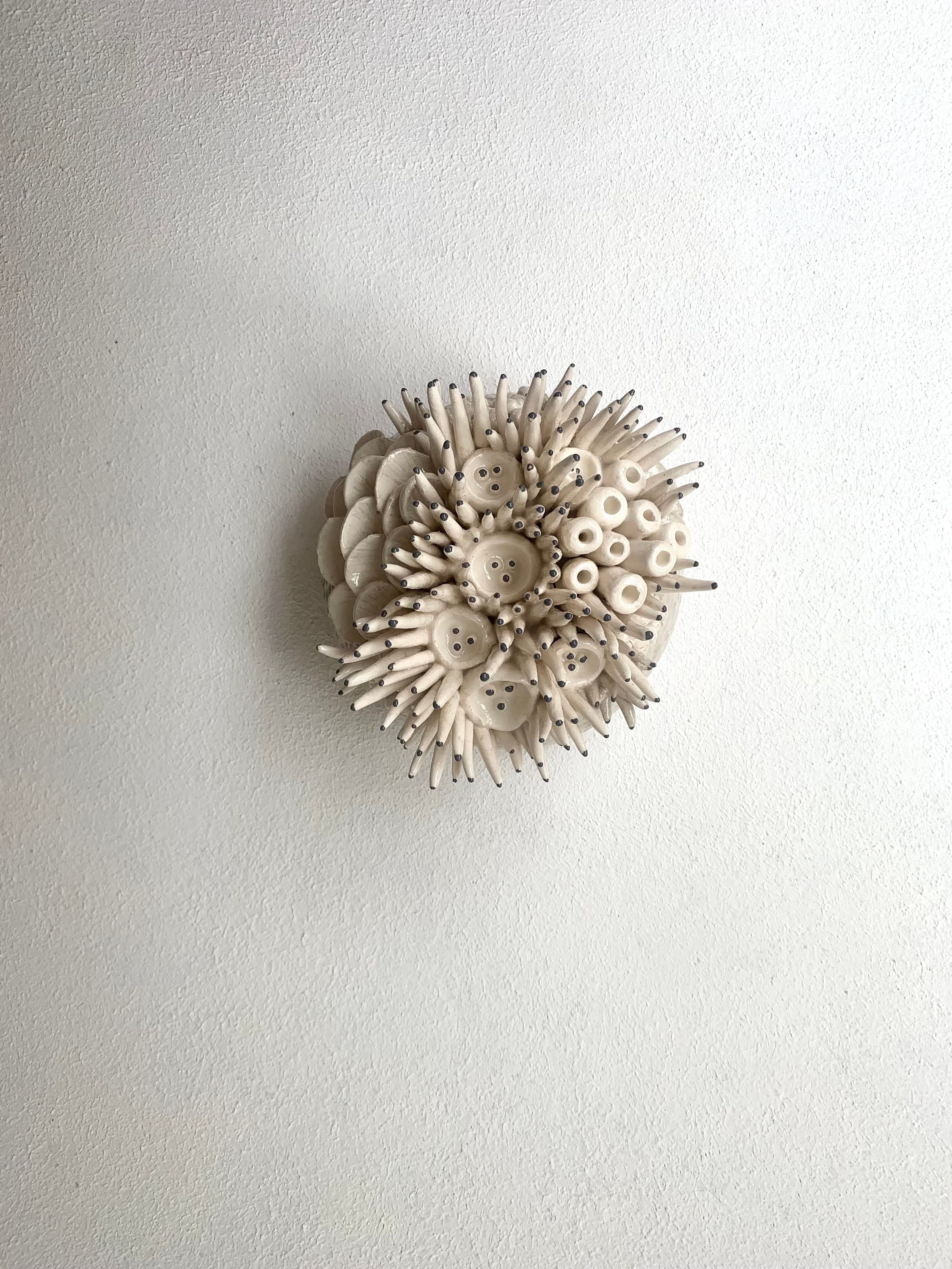 Coral Reef Ceramic Wall Art, Handmade Coral Sculpture, Textured Glazed ...