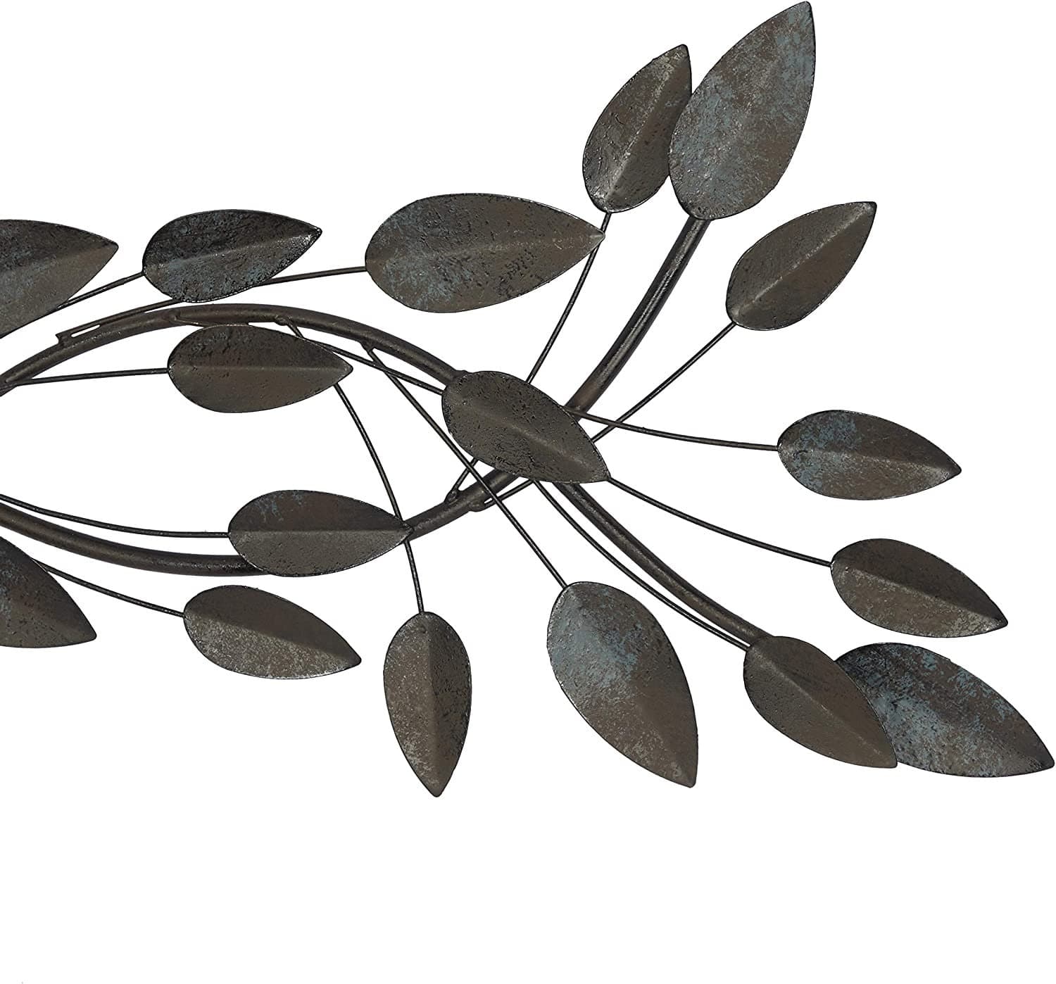 Metal Leaves Wall Decor Leaf Wall Hanging Living Room Wall Art Metal ...