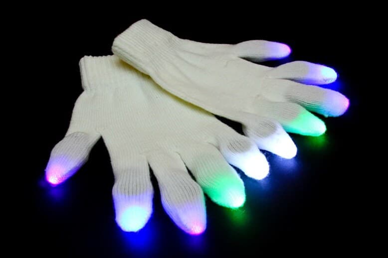 LED Rave Gloves Glofx Team Glove Set: Joker Multi-color - Etsy