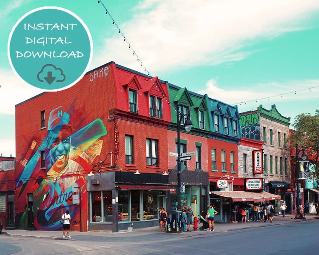 Digital Download - Montreal Graffiti Street Art - Wall Decor Fine Art ...
