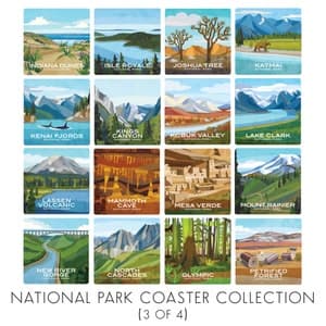 Build Your Own Coaster Set of 4 - National Parks Coasters - All 63 ...