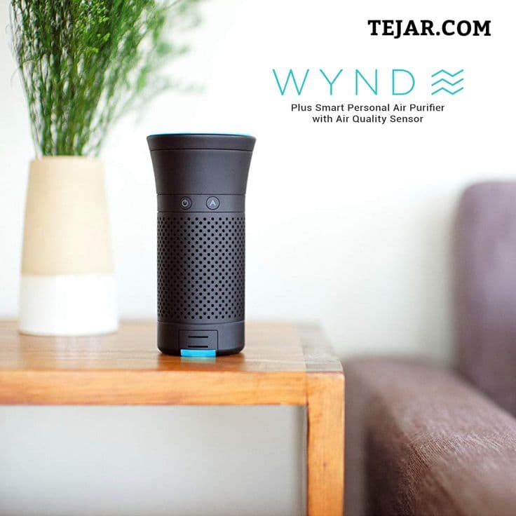 Wynd Plus Smart Personal Air Purifier with Air Quality Sensor