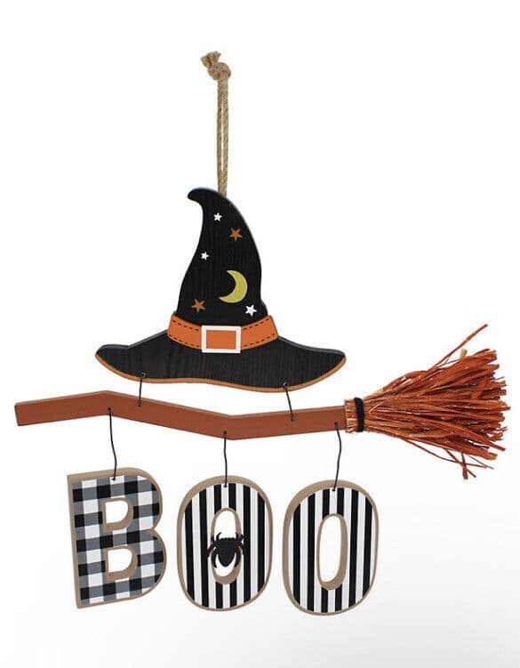 Brand New Celebrate Together Halloween Boo Wall Sign 12"H x 13 3/4"W x ...