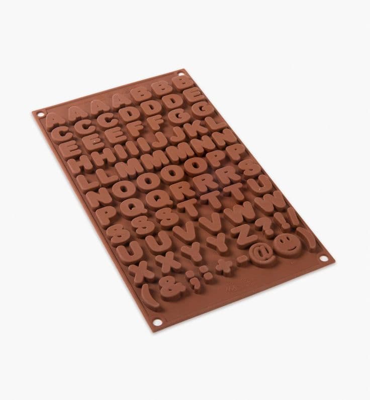 Chocolate Mold | Chocolate molds, Chocolate letters, Candy letters