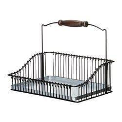 FINTORP Wire basket with handle - IKEA | Ikea wall storage, Wire ...