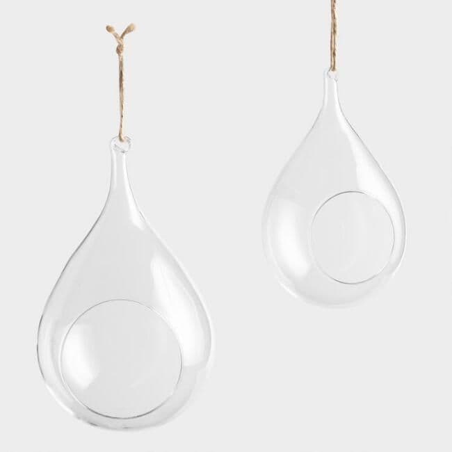 Hanging Teardrop Vase for Air Plants
