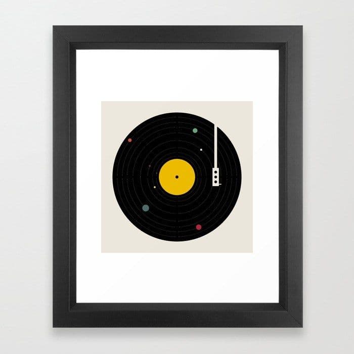 Buy Music, Everywhere Framed Art Print by speakerine. Worldwide ...