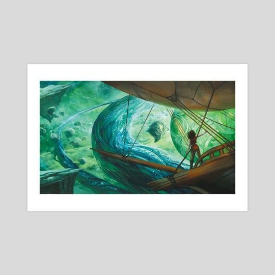 Flotsam, an art print by Julie Dillon | Art prints, Art, Giclee art print