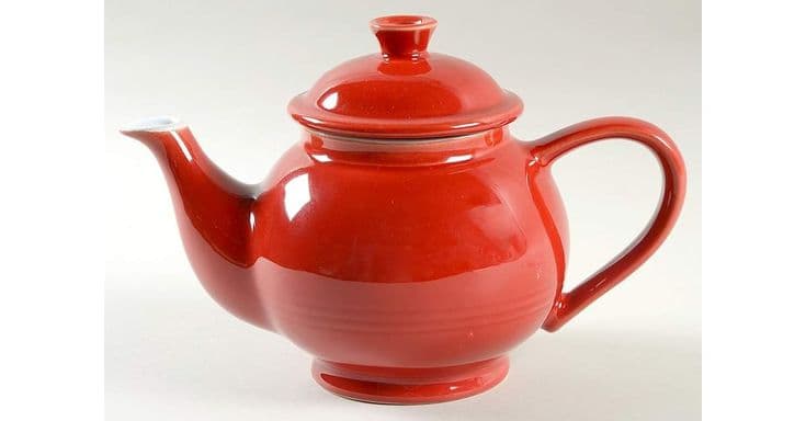 Cerise (Provencale Red) Teapot & Lid by Emile Henry | Red teapot, Tea ...
