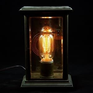 Vintage Edison Light Bulb Table Lamp