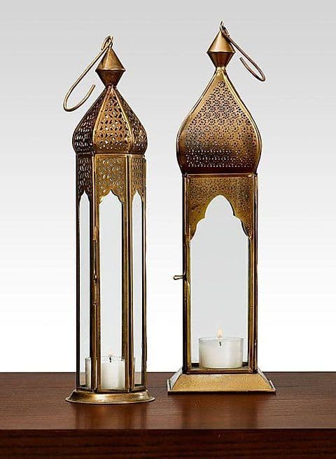 Bronze Moroccan Lanterns ... | Metal lanterns, Bronze candle, Antique ...