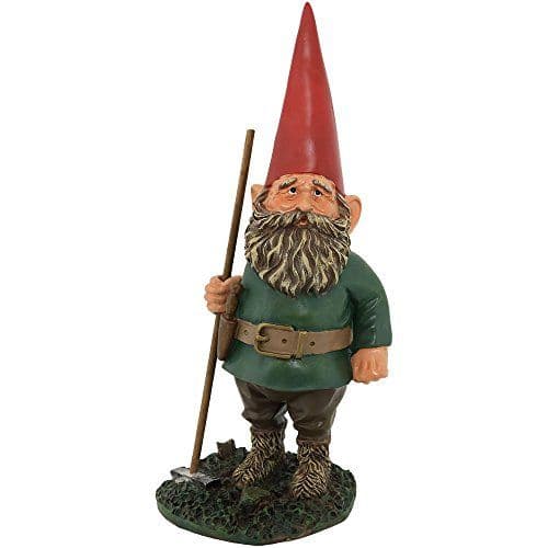 Sunnydaze Woody Jr. the Gnome - 13.5-Inch Tall | Gnome statues, Gnome ...
