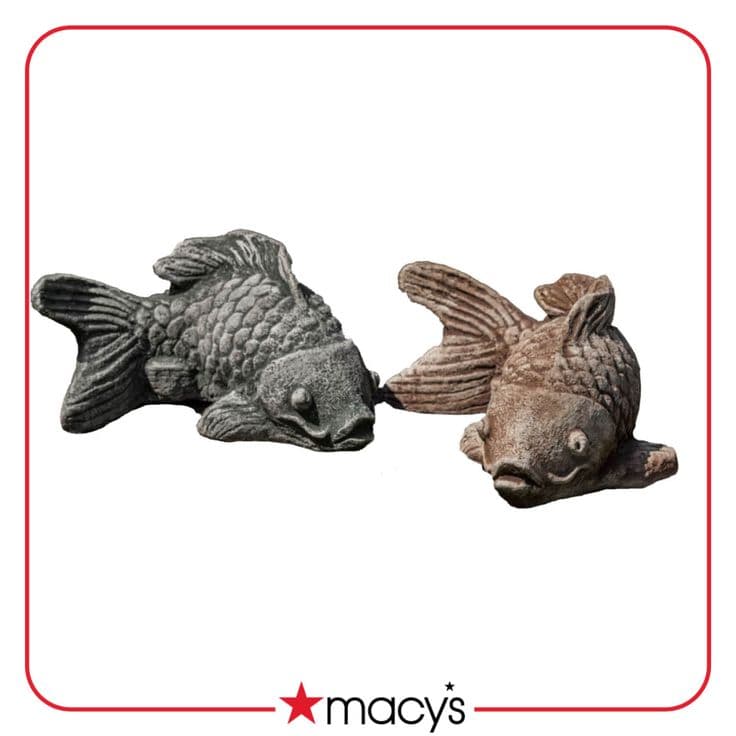 Campania International Coy Koi Animal Statuary - Macy's | Statuary ...