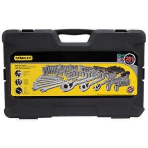 STANLEY STMT71654 201-Piece Mechanics Tool Socket Set - Walmart.com ...