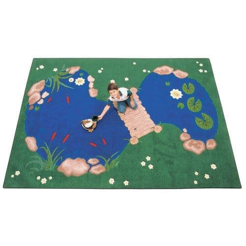 The Pond Carpet - Oval | Carpets for kids, Kids, Kids rugs