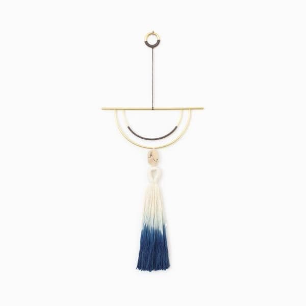 WKNDLA | Indigo Horizon Wall Hanging | Wall hanging, Hanging, Hand shapes