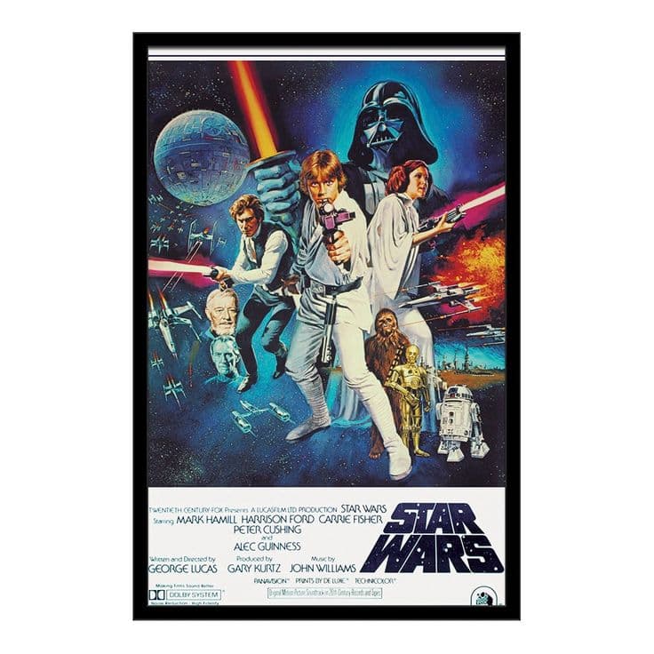 24X36 Star Wars - V One Sheet Framed Poster Trends International | Star ...