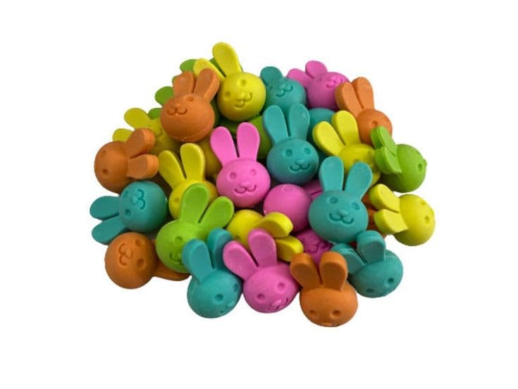 Pack of 30 Easter Bunny Mini Erasers for Kids Cute Desk Pets | Etsy ...