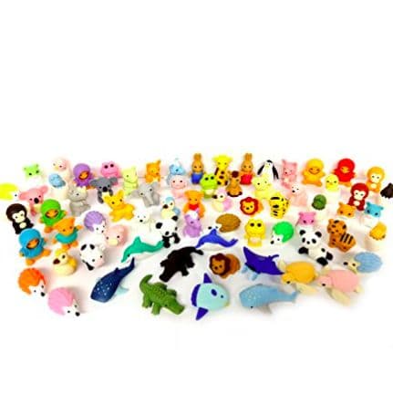 Animal Erasers for Kids - Easter Basket Ideas
