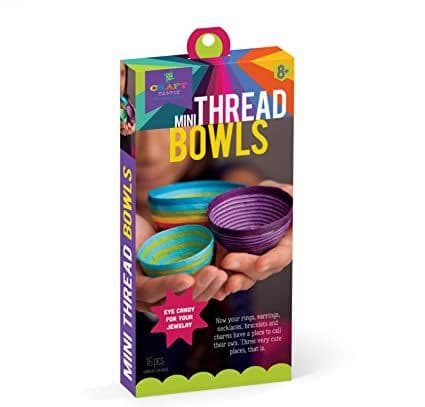 Craft-tastic – Mini Thread Bowl Kit – Craft Kit Makes 3 Tiny Thread ...