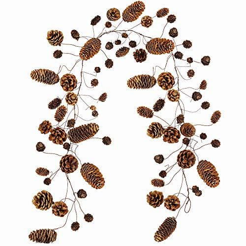 Rustic Pine Cone Garland for Christmas Decor