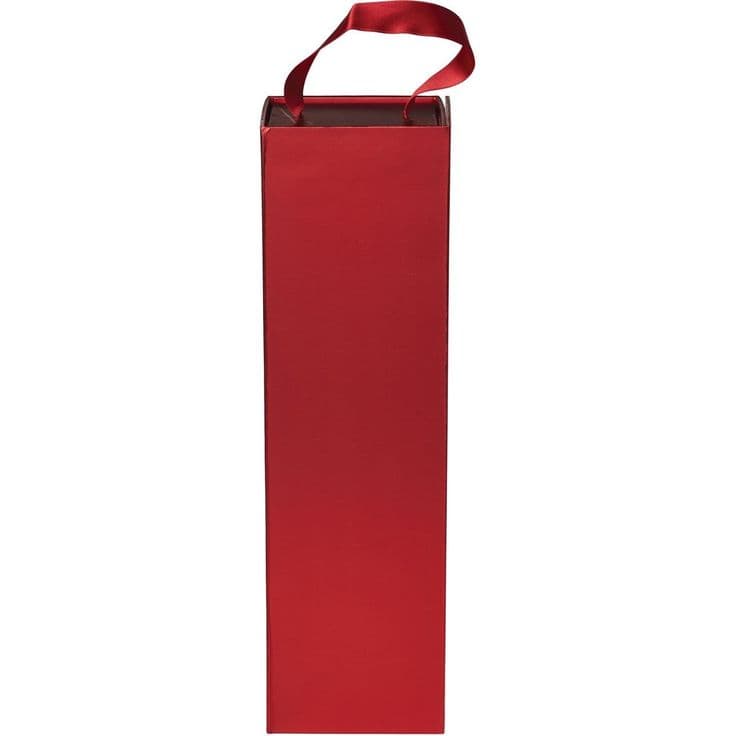 Jillson & Roberts Bottle Gift Box with Handle & Magnetic Closure, Red ...