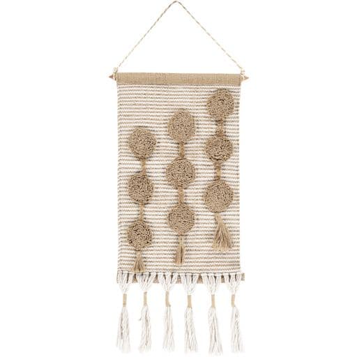 Elegant Hand-Woven Jute and Cotton Wall Hanging Collection