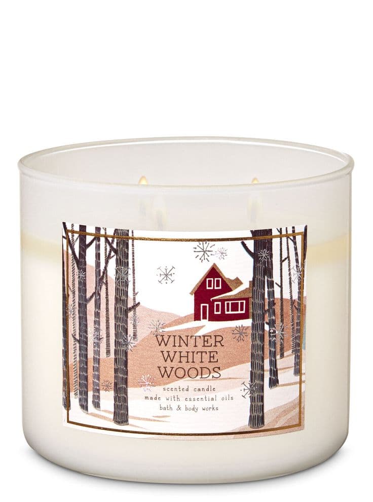 Winter White Woods 3-Wick Candle by Bath & Body Works