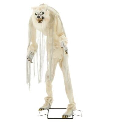 Home Accents Holiday 7 ft. Towering LED Animatronic Werewolf Halloween ...