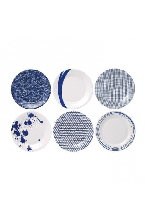 Pacific Blue Accent Plates (Set of 6) | Royal Doulton | Royal doulton ...