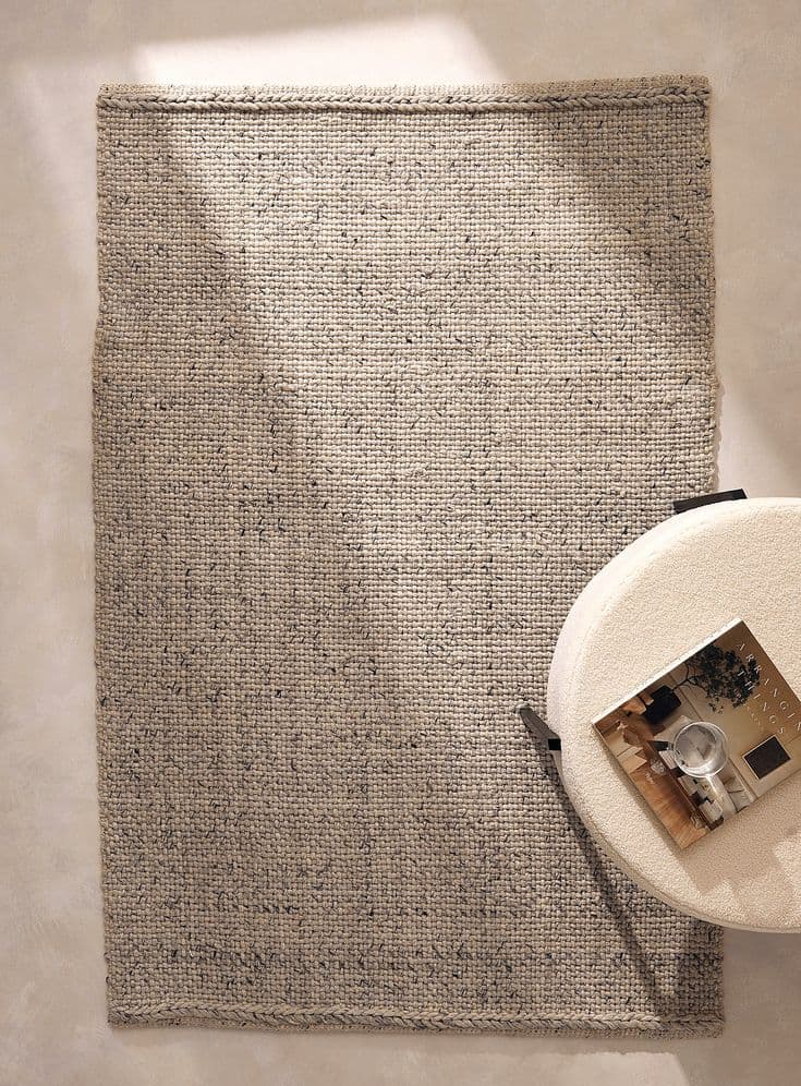 Simons Maison - Braided wool rug 120 x 180 cm (Home, Grey)
