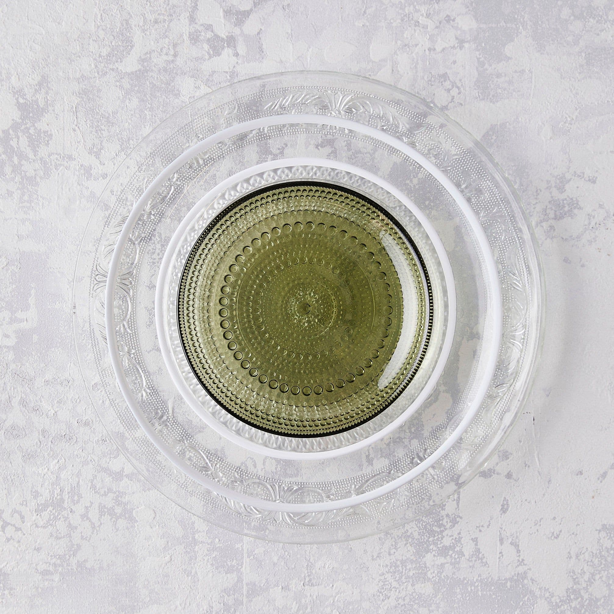 Baroque Glass Charger Plate | Glass charger plates, Glass charger ...
