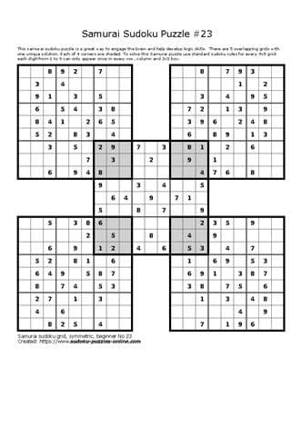 Fiendish Friendly Sudoku | Sudoku puzzles, Sudoku, Puzzles