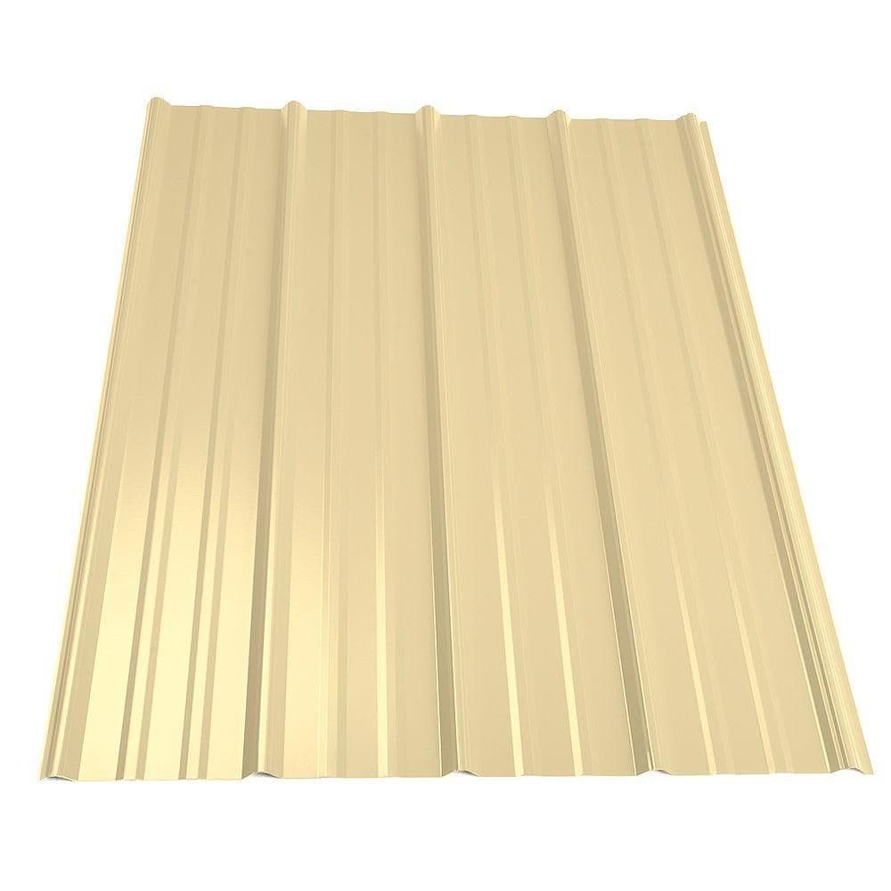 12 ft. Classic Rib Steel Roof Panel in | Steel roof panels, Metal roof ...