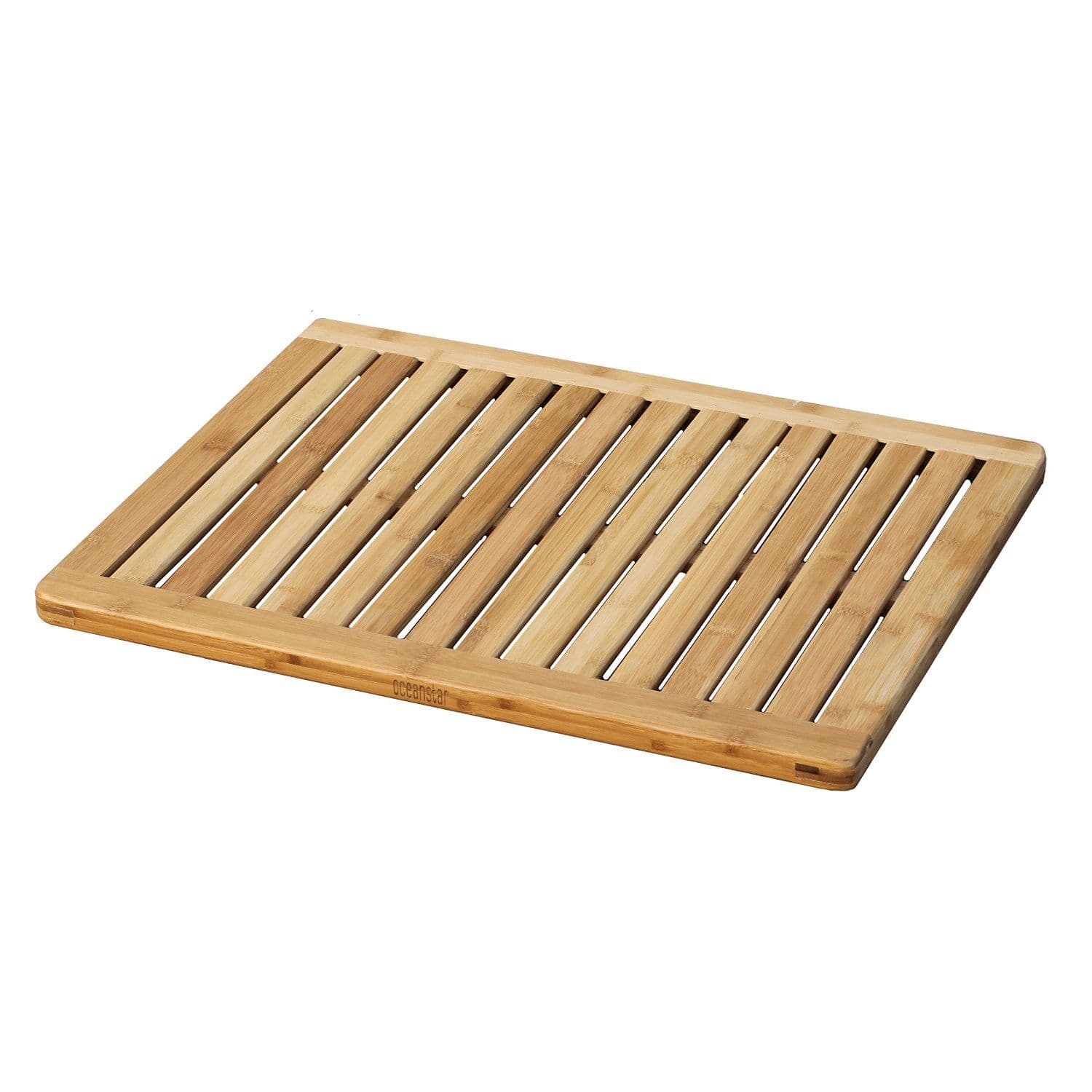 Oceanstar FM1163 Bamboo Bath Mat | Bamboo bath mat, Wood bath mats ...