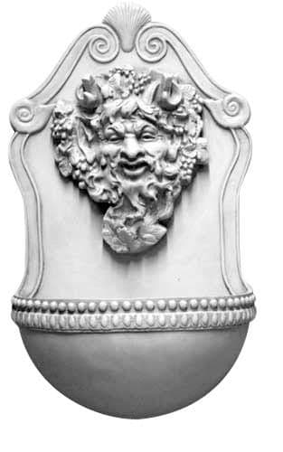 Bacchus fountain - Garden Fountains - Garden Décor Outdoor Wall ...