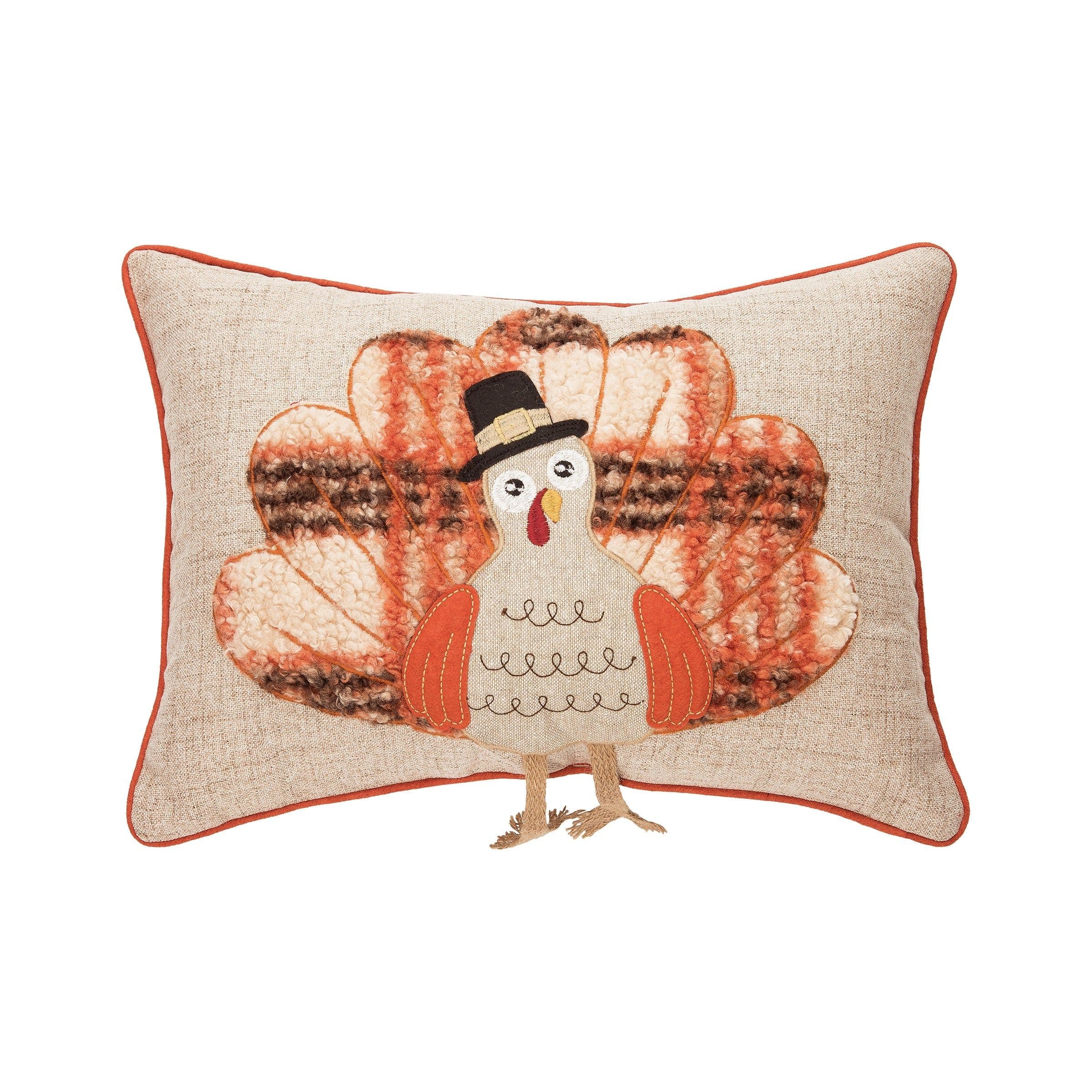 Harvest Time Turkey Pillow | Thanksgiving pillows, Throw pillows, Fall ...