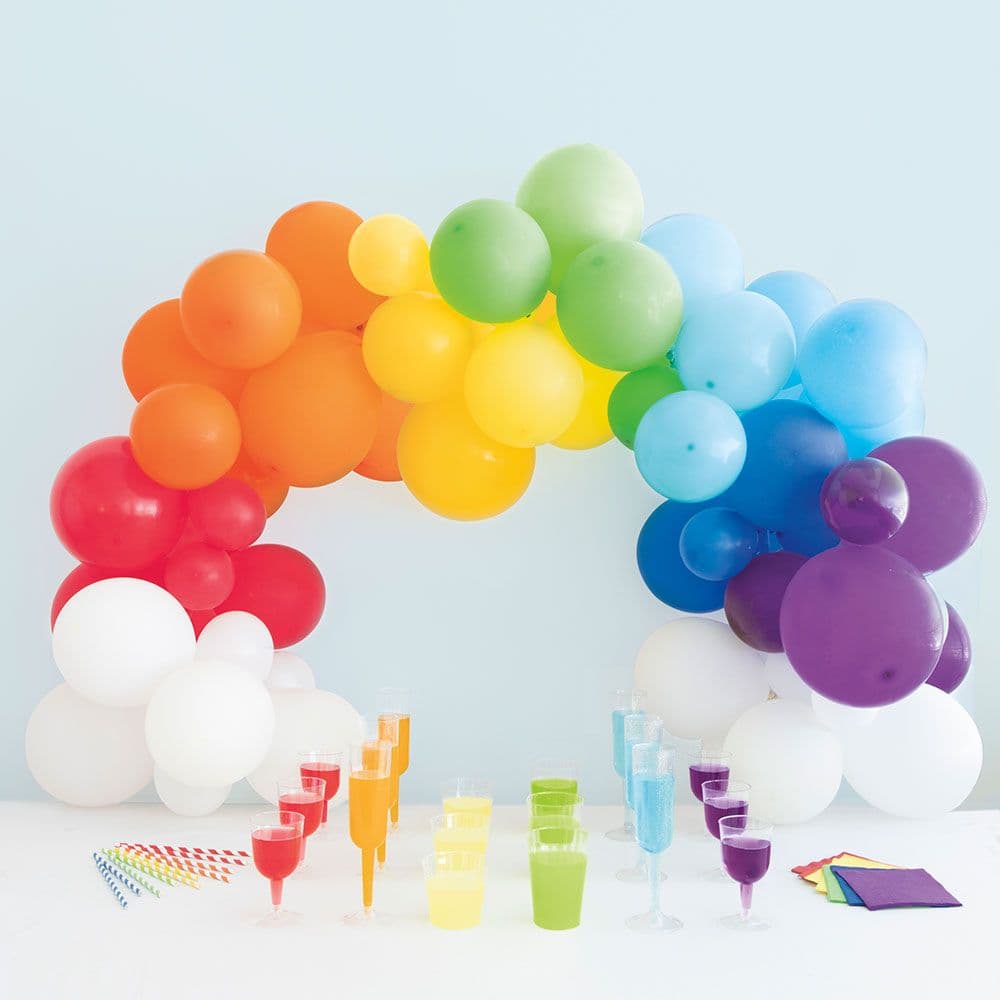 Rainbow Balloon Arch Kit - Perfect for Your Colorful Party